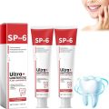 🦷 SP6 Probiotic Toothpaste – 6-Strain Oral Probiotics for Whitening, Enamel Repair & Fresh Breath | Fluoride-Free, Sensitivity Safe, Nano-Hydroxyapatite Formula for Daily Use | Natural Teeth Whitening Toothpaste for Men, Women & Kids – 100g. 