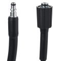 Pressure Hose for SAMCO, Black n Decker PW1600 PW1700 Pressure Washers - 5 meter with 1 end Quick Connect 1 end M22 Threaded - for some Total, Ingco, Emtop, AR, etc.. 