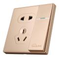 86 Concealed Wall Tools DIY Switch Panel Five Hole with Two Three Socket. 