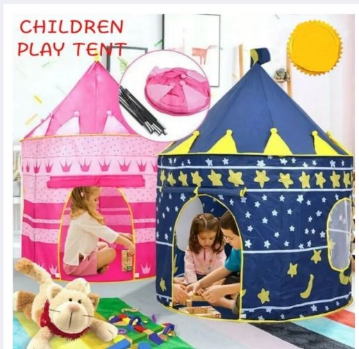 Princess Castle Kids Play Tent – Foldable Indoor & Outdoor Playhouse ...
