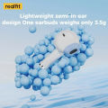Realfit F2 TWS Wireless Bluetooth 5.3 Earphones with HiFi Sound, In-Ear Design, 5 Hours Music Time, 250mAh Charging Case, Multiple Colors. 