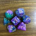 7Pcs/set Gift 7-Die D4 D6 D8 D10 Polyhedral Dice Table Game Game Dice DND Dice. 
