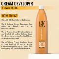 GK Hair Global Keratin Professional Creme 30 Volume Developer 33.8 Fl Oz for Coloring Bleach High-Performance Long Lasting Semi-Permanent Color Toner Dye. 