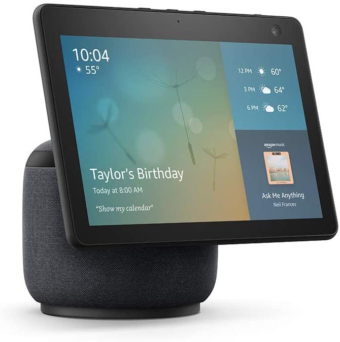 Amazon Echo Show 10 Smart display with Alexa - Charcoal