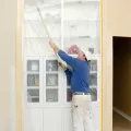 Dust Sheets Roll, Plastic Masking Film Rolls Drape Masking Film with Self-Adhesive Tape for Painting Furniture Covering. 