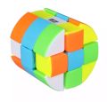 3x3x3 Magic Rubik's Cube block Cylinder Speed professional Puzzle Cube fidget toy | Gol Cube with Vivid Colors and Smooth Rotation. 
