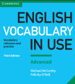 English Vocabulary in Use Advanced by Michael McCarthy, Felicity ODell | PDF Printed. 
