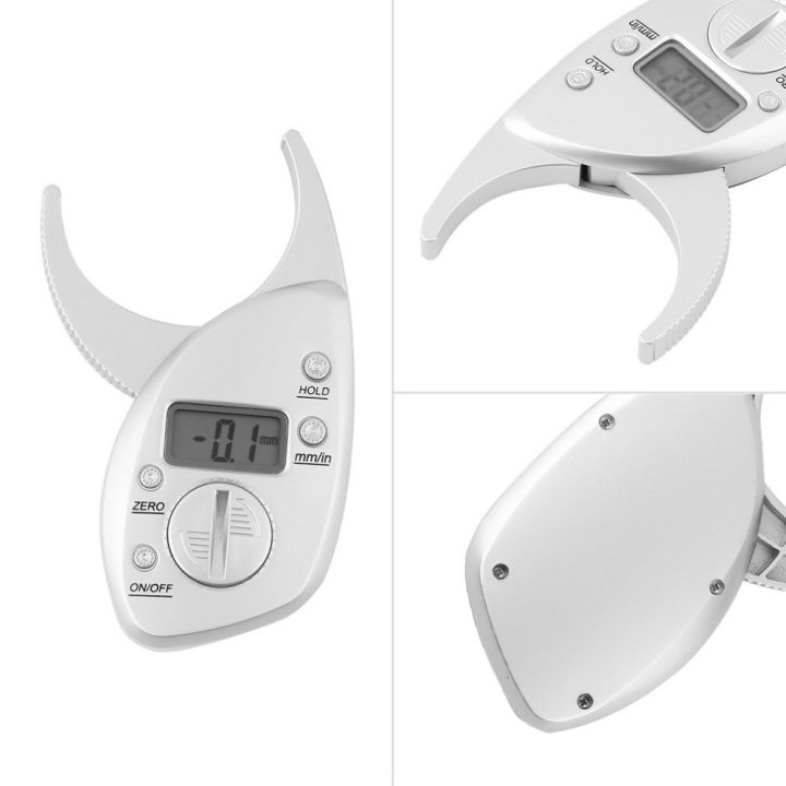 UR ABS Plastic OZ Body Fat Caliper Electronic Digital Pack Skin Muscle Tester