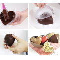 Valentine's Day Chocolate Mould Reusable Heart Shape ABS Plastic Heart Molds Non-Stick 3Pcs/Set Polycarbonate Mold for Baking. 