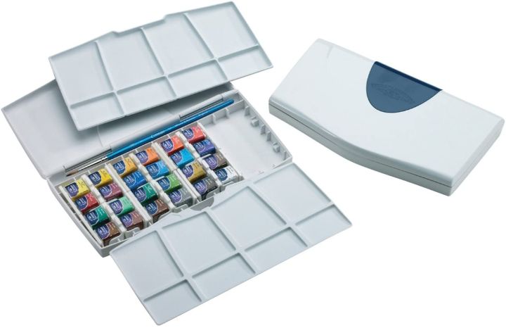 WINSOR&NEWTON%20Cotman%20Watercolours%20Painting%20Plus%2024%20Half%20Pan%20Set%20-%20Image%206