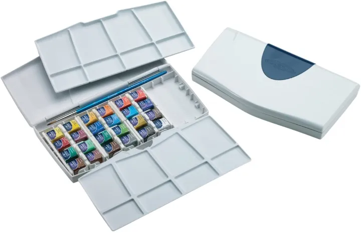 WINSOR&NEWTON%20Cotman%20Watercolours%20Painting%20Plus%2024%20Half%20Pan%20Set%20-%20Image%206