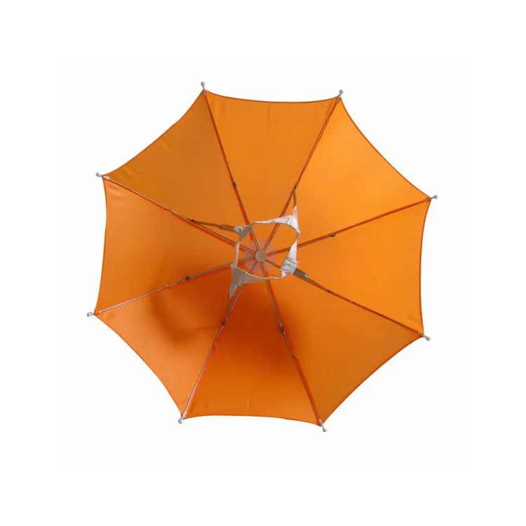 Head Umbrella for Umra Hajj Cap Outdoor Sport Umbrella Hat Hiking Camping Head umbrella Foldable Sunscreen Shade Umbrella Hat Daraz.pk