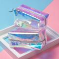 Holographic Makeup Bag Cosmetic Travel Bag Toiletry Organizer Purse for Women @sg. 
