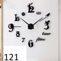 Wall Clock Pices Numeric Clock Wooden. 
