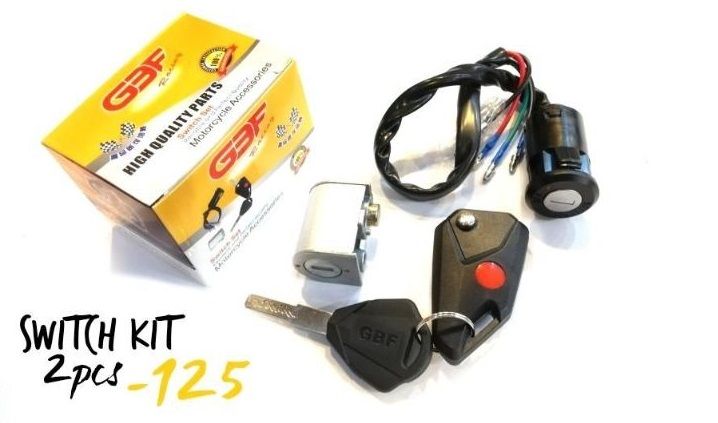 Bike Honda 125 2 Pcs Lock Set ,Lock Kit Switch