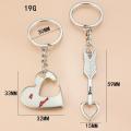2pcs Couple Key Chain Ring Set-I LOVE YOU with Red Heart Keychains Set for Boyfriend Girlfriend and Best Friends,Valentine's Day Birthday Gifts Graduation Gifts-Love Heart Key Locks Lover Gift. 