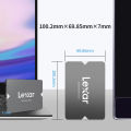 Lexar NS100 2.5” SATA III SSD - 128GB - 256GB - 512GB - 1TB - Internal Solid State Drives - For Desktop, Laptop, and PC - Fast 550MB/s Read Speed - Advanced 3D NAND Flash Technology - Reliable Storage Upgrade for Computer Enthusiasts. 