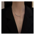 Hunts Best Trendy Green Zircon Adjustable Necklace for Girls and Women. 