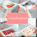 Fridge Accessories Fridge Organizer Basket Refrigerator Basket Adjustable Stretchable Fridge Organizer Drawer Basket Refrigerator Pull-Out Drawers Fresh Spacer Layer Storage Rack - 1Pc. 