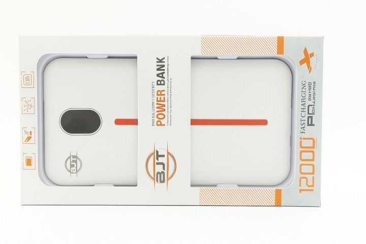 BJT POWER BANK | 12000mAh | OUTCLASS QUALITY | LONG BATTERY BACKUP | BRANDED QUALITY | WITH TYPE C AND LIGHTENING CABLE