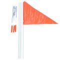Safety Flag with Pole,6 Foot Adjustable High Visibility Bike Flag, Brightly Colored Waterproof Safety Flag for Kids Bike. 