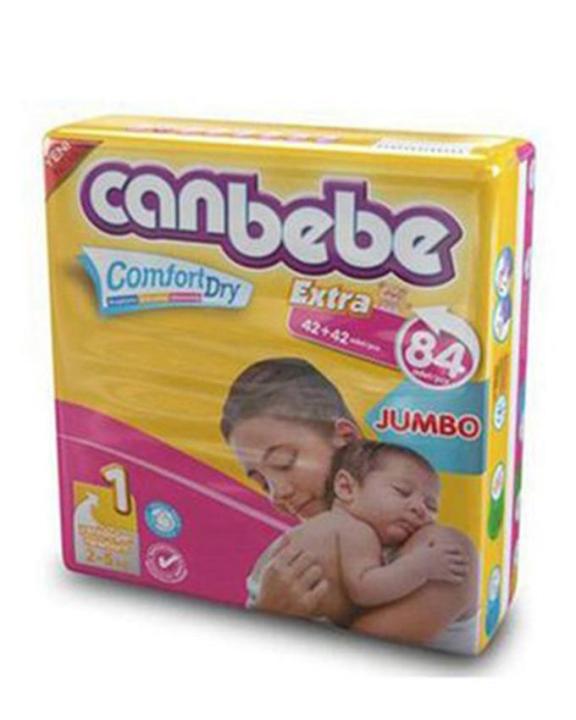 Canbebe Jumbo Pack Newborn Diapers (84PCS)
