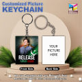 Imran Khan Customized Picture Keychain, Best quality MDF Keychain personalized with Your Own Photo, Double Side Printed Premium Quality Keychain Ring, Best Gift for Kaptan Lovers, Imran Khan PTI Qaidi-804 Keychain Design # 02. 