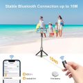 Gritin 3 in 1 Bluetooth Tripod Extendable and Portable Selfie Stick with Wireless Remote. 