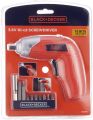 Black n Decker Cordless Screw Driver with 10 Bits - Forward Reverse - 3.6V NiCd - KC3610. 