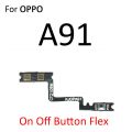 Mute Switch Power Key For OPPO A83 A91 A92 A92s A93 A93s 4G 5G Volume Button Control Flex Cable Repair Parts. 