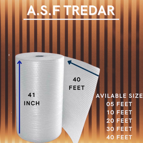 10 20 30 40 Feet Packing Bubble Wrap Roll with 41 inches width Material For Packing of Products