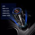 Car USB Charger Quick Charge 3.0 QC 3.0 2.0 Fast Charging Adapter Dual USB Car-Charger For All Mobiles Black. 