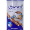✨ Imported Biscotto Vanilla Wafer Sticks 370g & 125g – Premium Crispy Creamy Wafer Rolls with Rich Vanilla Cream Filling – Irresistible Crunchy Biscuit Snack for Vanilla Lovers | Family Pack, Kids’ Favorite, Tea Time & Gifting 🍪🤍🎁. 