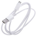 Original Samsung Data Cable USB Extension Data Cable Personal Computer, Tablet, Smartphoneor Android in White colour ( Code 1 Cable Data ). 
