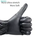 5Pair Black Kitchen Disposable Gloves Waterproof Thickened PVC Protective Gloves Kitchen Laboratory Cleaning Gloves. 