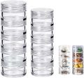 Mini Round Jewelry Storage Box (5 Layer) – Transparent Acrylic Organizer for Rings, Earrings, Studs & Small Accessories | Compact 360° Rotating Jewelry Case for Dressing Table & Travel. 