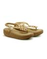Camel Leather Ladies Wedge – 019. 