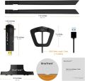 BrosTrend Longe Rannge Model (AC3 V2) (1200Mbps) Dual Band  5GHz/2.4GHz WiFi Adapter.Wireless network speed 867Mbps, 2 X External Antennas,USB 3.0.Compatible with Windows 10/8/7 / XP, Linux Mint, Xubuntu, Zorin, Raspberry Pi 2+, Raspbian, AC3L. 