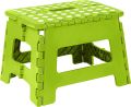 Folding Step Stool Holds Up to 136 Kg - Lightweight Plastic Foldable Step Stool for Kitchen, Bathroom & Living Room. 