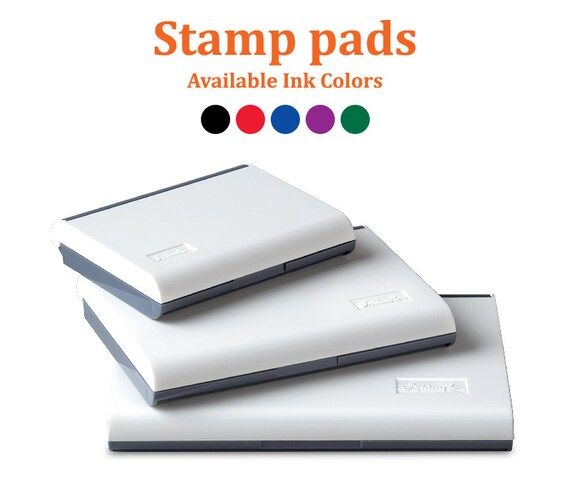 Shiny Stamp Ink Pad for Rubber Stamps 70x110mm 4.4 "X 2.8"Inches