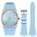 Silicone Strap For Tissot PRX 40MM Series Men Casual Fashion Double directional quick release spring needle Replacement Strap. 