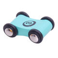 Car Model Pull-back Four Wheels Inertia Design Slide Wooden Car Model for Child. 