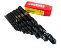 DORMER DRILLS BITS M2 HSS 3MM TO 13MM  1/8 TO 1/2  High Speed Steel Drill Bits  IRON HARD STEEL WOOD  ETC. 