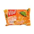 Pack of 3 Vital fruity soap in different fruits/ lemon/peach/ strawberry/ grapes/ green apple/ orange. 