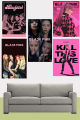 Pack of 5-Blackpink Kpop Music Pop Culture Teenage Posters Vinyl Paper Quotes Vintage Music Enthusiasts Posters Home Room Art Painting Wall Poster. 