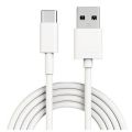 Type C cable Vivo Type C USB Cable-White Imported High- Quality Fast Cable for Android Mobile Phones Type C Phone & Data Transfer Cable. 