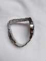 Elegant Men's Watch + Chain Combo Set Stainless Steel Luxury Wrist Watch plus Bracelet for Men. 