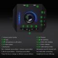Phoinikas T10 Multi-Switch Usb Hub Audio Adapter External Stereo Card With 3.5 Mm Headphones And Microphone Jack Black. 