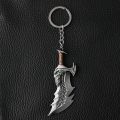 God of War Keychain Kratos Axe Weapon Blades of Chaos Pendant Keyring Sword Key Chains Key Holder Figure Men. 