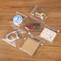 High Quality 50pcs PVC Self Sealing Plastic Jewelry Bags Thick Clear Packaging Storage Bags. 